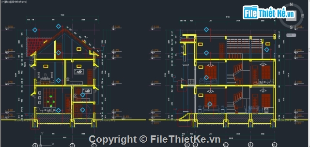 mẫu biệt thự,biệt thự 3 tầng,biệt thự 2 tầng,BT 2 tầng,biệt thự 4 tầng