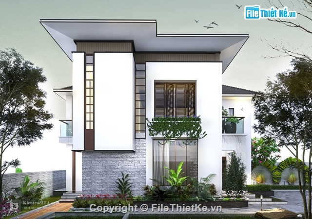 file 3dsmax biệt thự hiện đại,biệt thự 2 tầng 9.43x13.64m,mẫu biệt nhà 2 tầng 9.5x13.5m,thiết kế nhà 2 tầng,full bản vẽ nhà 2 tầng