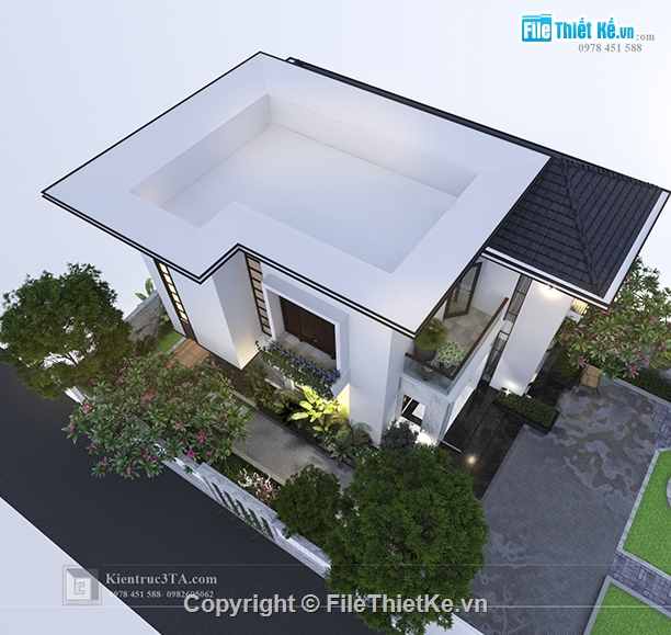 file 3dsmax biệt thự hiện đại,biệt thự 2 tầng 9.43x13.64m,mẫu biệt nhà 2 tầng 9.5x13.5m,thiết kế nhà 2 tầng,full bản vẽ nhà 2 tầng