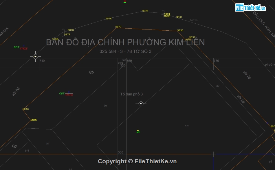 File Cad Bản đồ địa chính phường Kim Liên,Phường Kim Liên - VN2000,bản đồ địa chính hà nội,bản đồ hà nội,quy hoạch hà nội