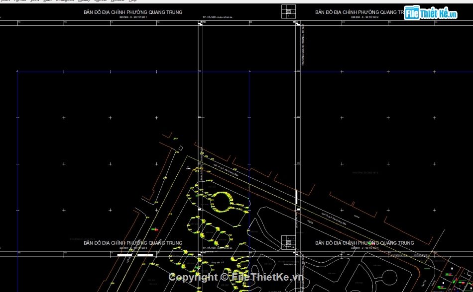 File Cad Bản đồ địa chính phường Quang Trung,Bản đồ địa chính phường Quang Trung - VN2000,Bản đồ giải thửa phường Quang Trung - VN2000,Quy hoạch phường Quang Trung - VN2000,Phường Quang Trung - VN2000