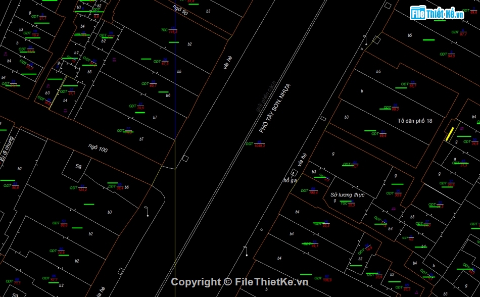 File Cad Bản đồ địa chính phường Quang Trung,Bản đồ địa chính phường Quang Trung - VN2000,Bản đồ giải thửa phường Quang Trung - VN2000,Quy hoạch phường Quang Trung - VN2000,Phường Quang Trung - VN2000