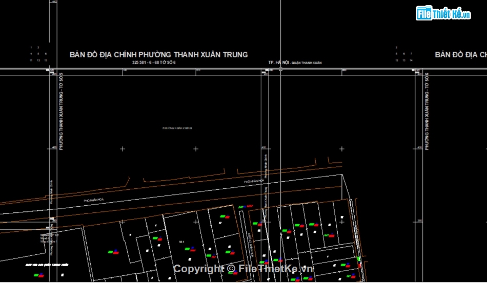 Bản đồ địa chính Thanh Xuân Trung,Bản đồ Thanh Xuân Trung-VN2000,phường Thanh Xuân Trung-VN2000,Bản đồ giải thửa Thanh Xuân Trung-VN2000,Quy hoạch Thanh Xuân Trung-VN2000