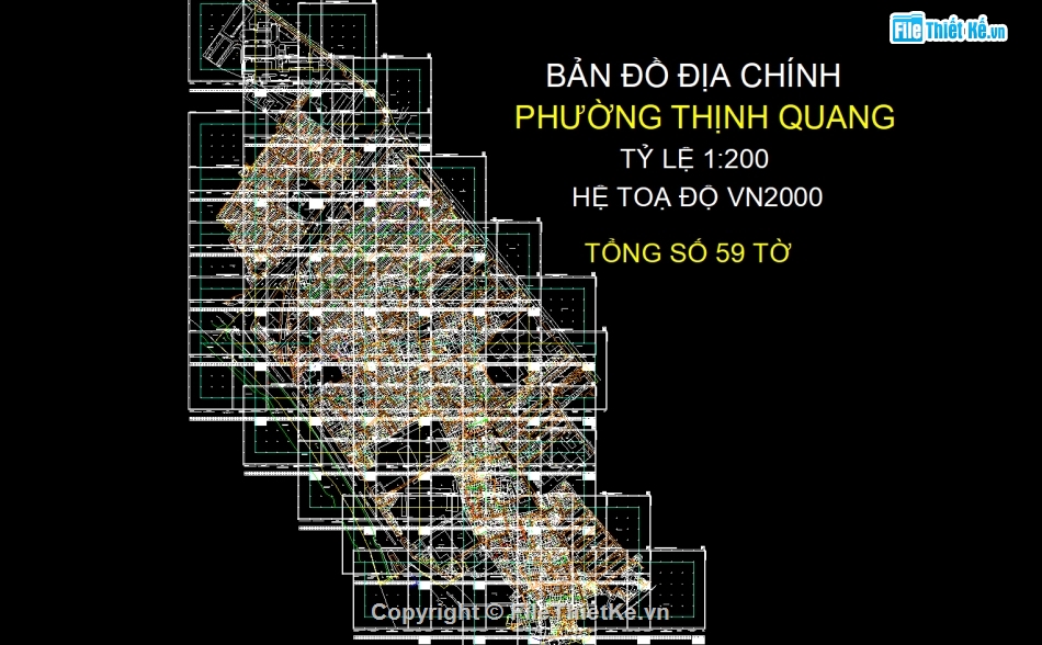 File Cad Bản đồ địa chính phường Thịnh Quang,Bản đồ địa chính phường Thịnh Quang - VN2000,cad quy hoạch,quy hoạch hà nội,Quy hoạch đống đa