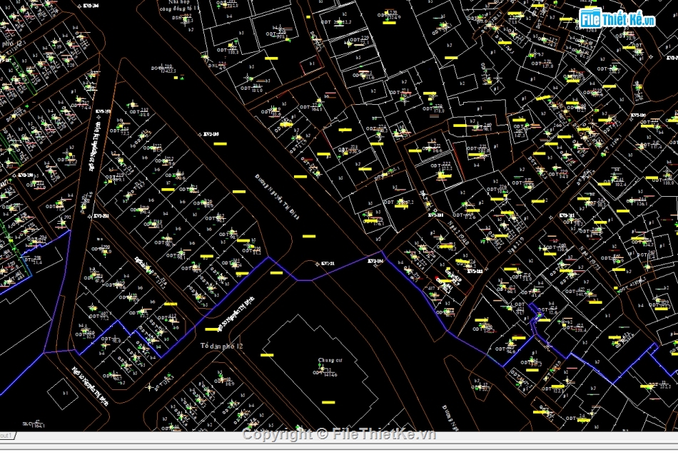 File Cad Bản đồ địa chính phường Trung Hoà,Bản đồ địa chính phường Trung Hoà-VN2000,Bản đồ giải thửa phường Trung Hoà-VN2000,phường Trung Hoà-VN2000,Quy hoạch phường Trung Hoà-VN2000