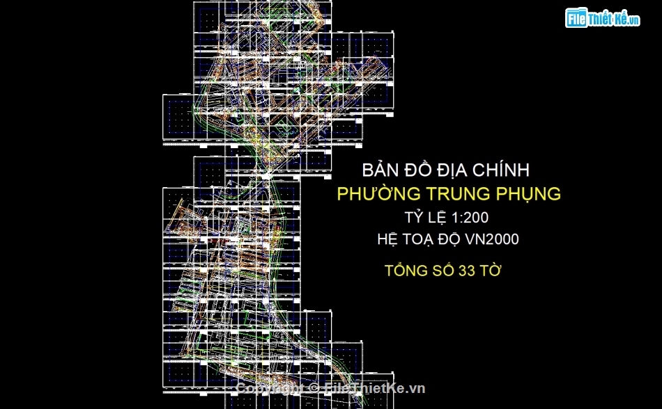 File Cad Bản đồ địa chính phường Trung Tự,Bản đồ địa chính phường Trung Tự - VN2000,Quy hoạch phường Trung Tự - VN2000,Bản đồ giải thửa phường Trung Tự - VN2000,phường Trung Tự - VN2000