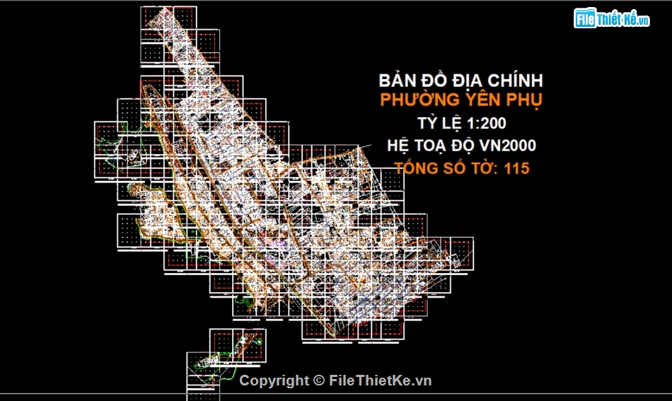 Bản đồ địa chính phường Yên Phụ,Bản đồ hiện trạng phường Yên Phụ,Bản đồ giải thửa phường Yên Phụ,Quy hoạch phường Yên Phụ,phường Yên Phụ - VN2000