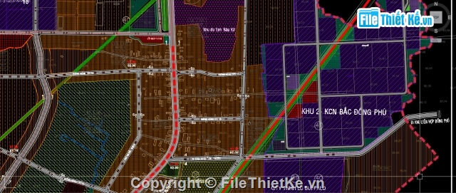 quy hoạch,bản đồ quy hoạch,đầy đủ layer,mặt cắt đường,bản vẽ bình đồ