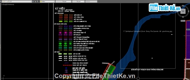 quy hoạch,bản đồ quy hoạch,đầy đủ layer,mặt cắt đường,bản vẽ bình đồ