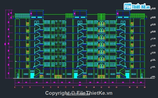 Chung cư A4 Phan Xích Long,Chung cư Phan xích long,Đồ án chung cư