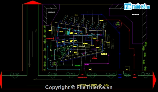 File thiết kế,thiết kế bến xe khách,Bến xe khách