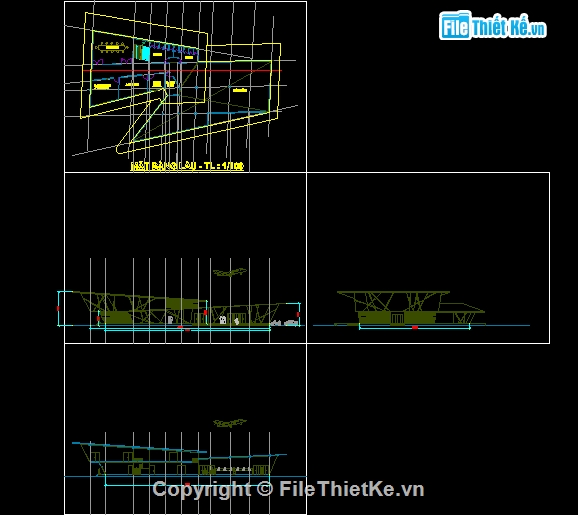 File thiết kế,thiết kế bến xe khách,Bến xe khách