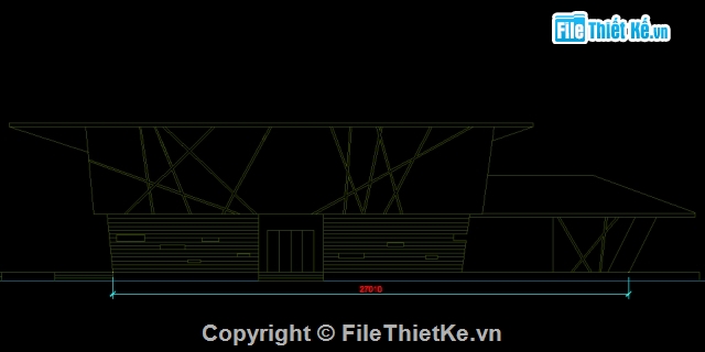 File thiết kế,thiết kế bến xe khách,Bến xe khách