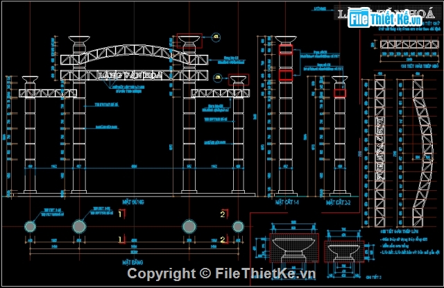 bản vẽ cad cổng,cổng làng mới,bản vẽ cổng làng,mẫu cổng làng văn hóa,thiết kế cổng làng