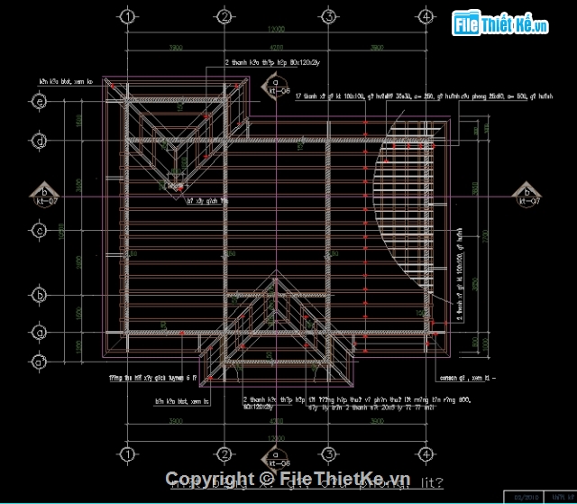 Bản vẽ autocad,bản vẽ biệt thự,biệt thự 1 tầng