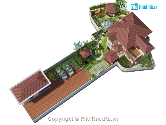 bản vẽ 3 tầng,Biệt thự 3 tầng,thiết kế biệt thự,Biệt thự