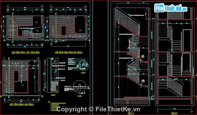 kết cấu biệt thự,bản vẽ kiến trúc,bản vẽ kết cấu,điện nước biệt thự