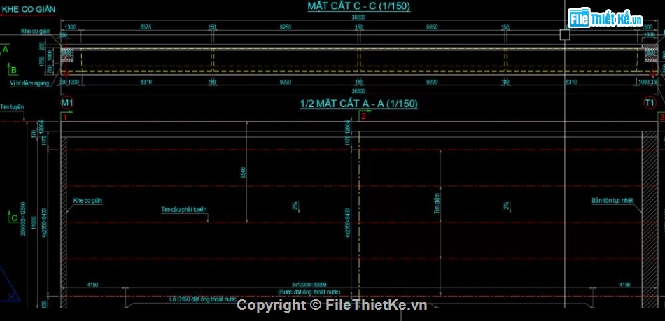 bản vẽ cầu,bản vẽ super T,thiết kế cầu dầm