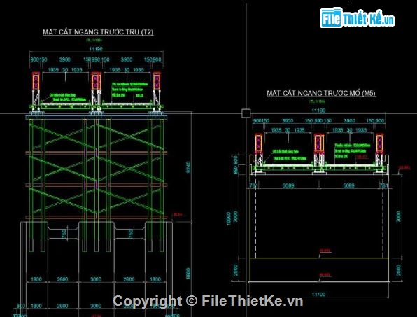 bản vẽ cầu,bản vẽ cầu Bailey,file cad cầu đường
