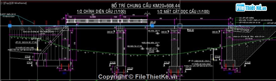 bản vẽ cầu,bản vẽ cầu bản mố nhẹ,bản vẽ công trình