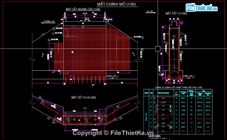 bản vẽ cầu,bản vẽ cầu bản mố nhẹ,bản vẽ công trình