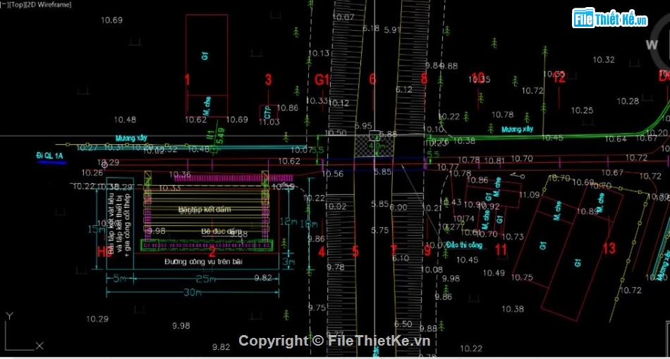 bản vẽ dầm bản,cầu đường cad,thiết kế cầu đường