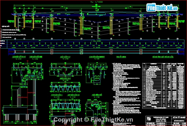 Bản vẽ cầu dầm cáp hỗn hợp,thiết kế cầu dầm,cầu dầm cáp hỗn hợp