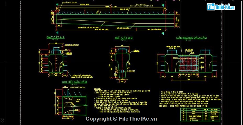 bản vẽ cầu,file cad bản vẽ cầu,cầu dầm