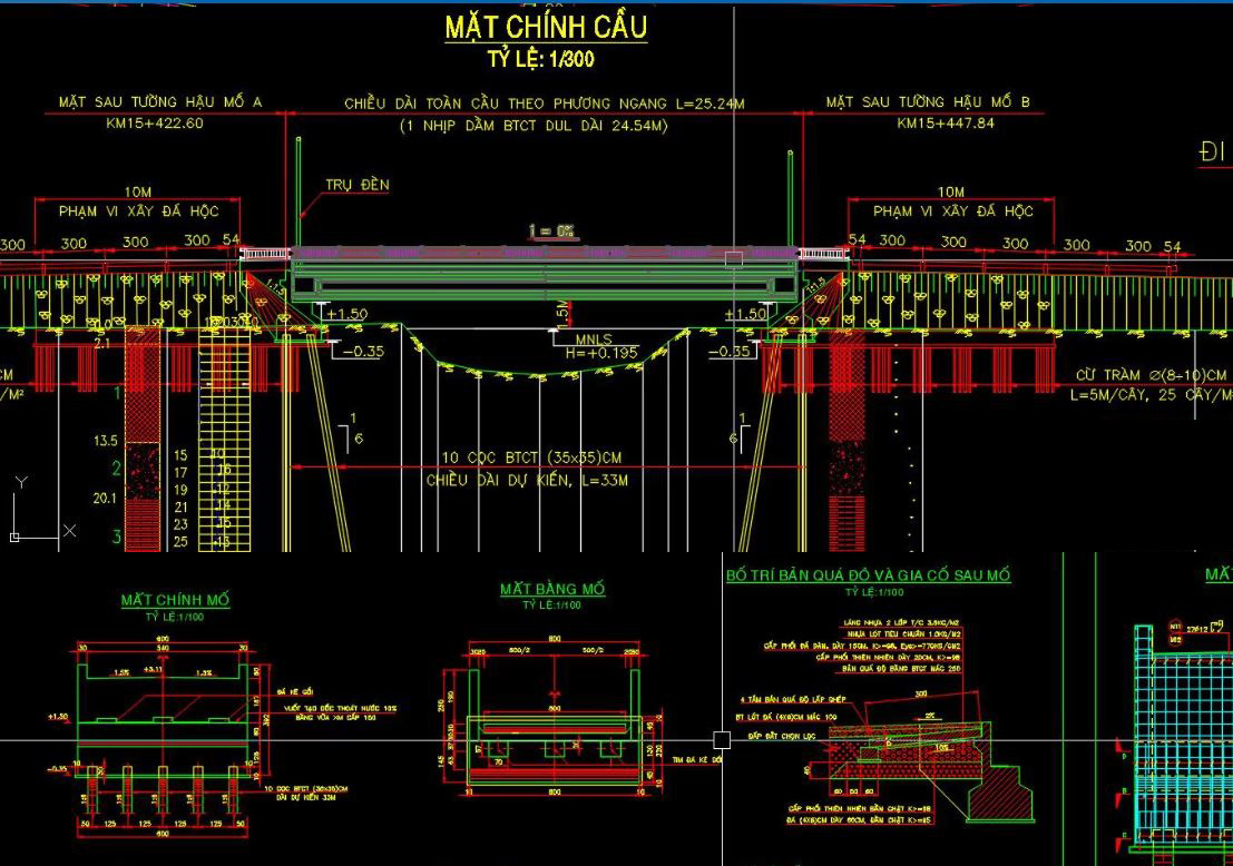bản vẽ cầu dầm,cầu dầm hiện đại,file bản vẽ cầu dầm