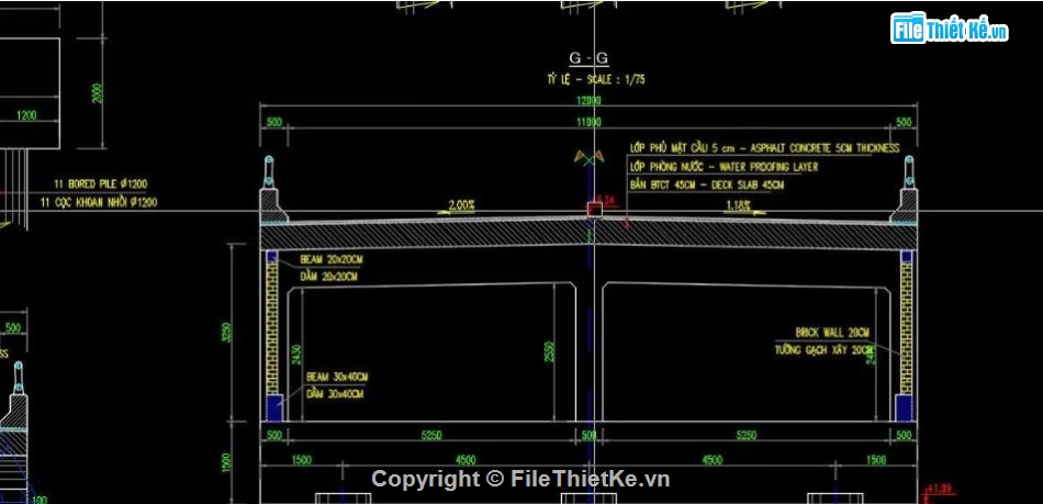 cầu dầm,file cầu dầm,chi tiết cầu dầm