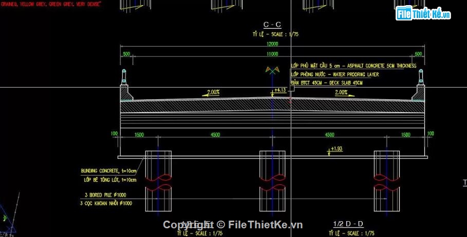 cầu dầm,file cầu dầm,chi tiết cầu dầm