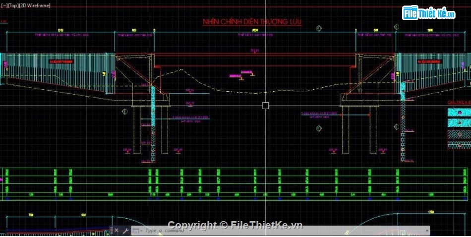 bản vẽ cầu,bản vẽ dầm bản,file cad cầu dầm