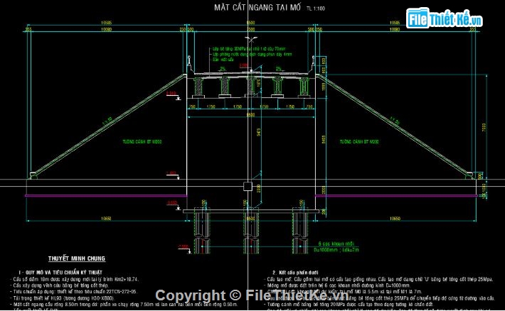 bản vẽ cầu,file cad cầu dầm,cầu dầm,cầu dầm chữ i