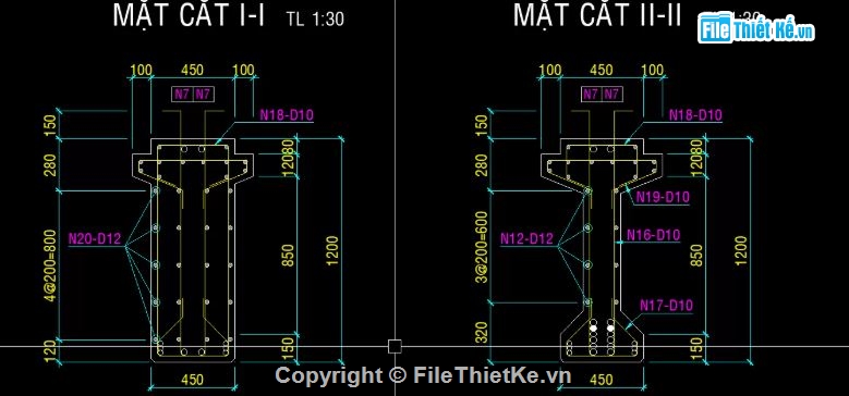 bản vẽ cầu,file cad cầu dầm,cầu dầm,cầu dầm chữ i