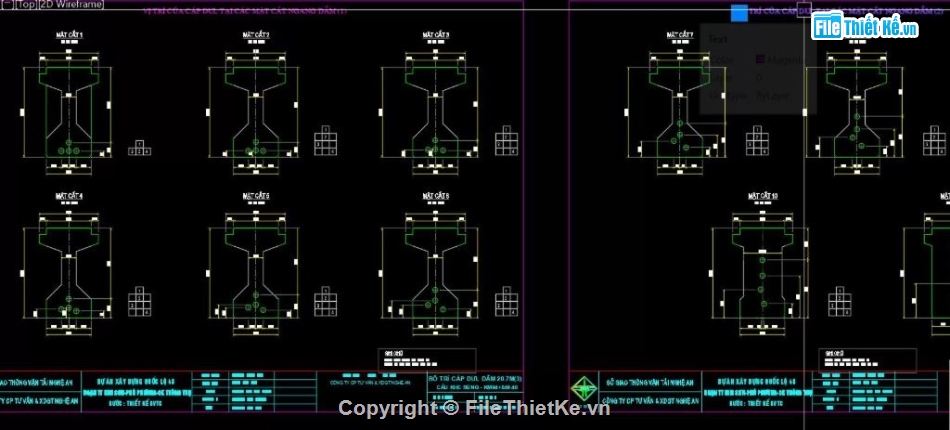 Bản vẽ dầm,Bản vẽ cad mố cầu,Bản vẽ cầu dầm,Bản vẽ dầm I