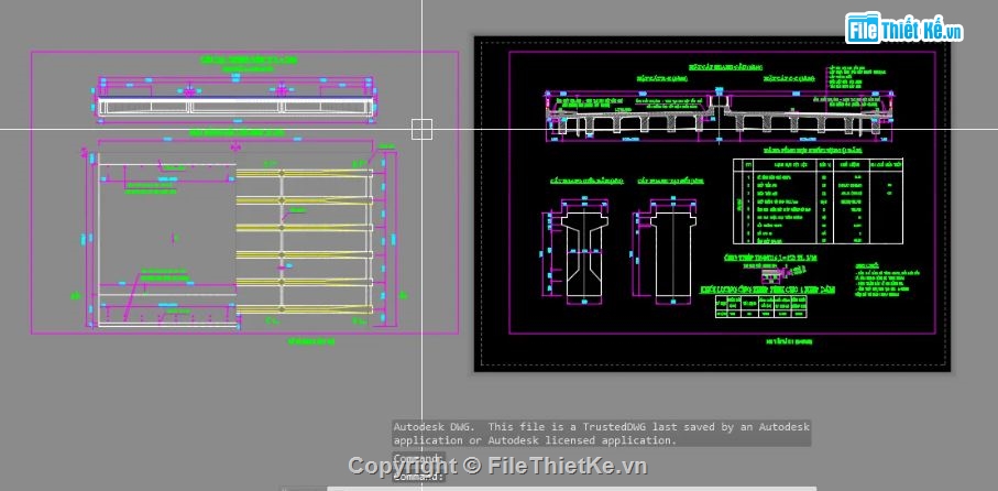 bản vẽ cầu,bản vẽ dầm bản,cad cầu dầm