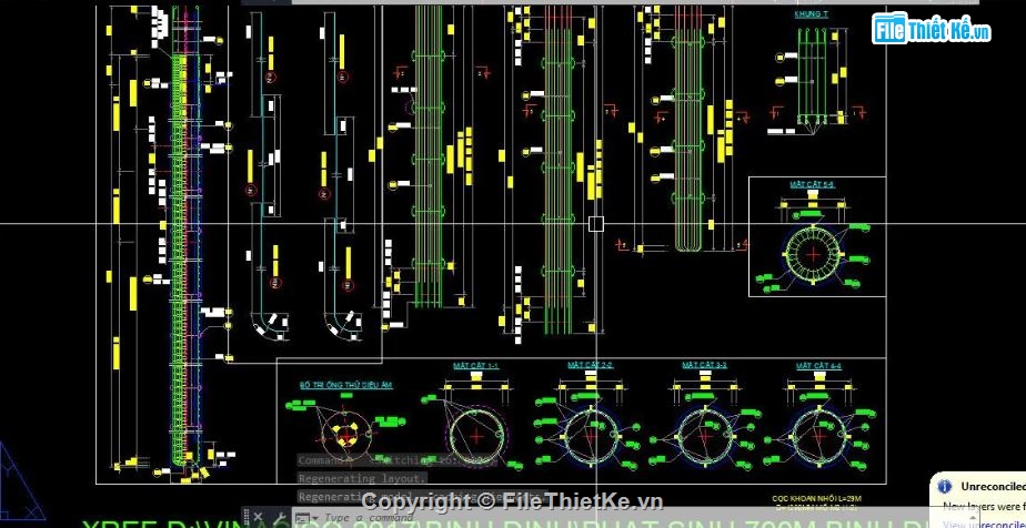 bản vẽ dầm bản,cầu dầm chữ i,file cad cầu dầm