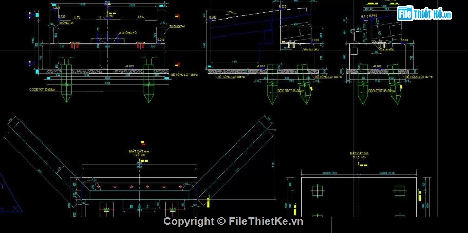 bản vẽ cầu,bản vẽ cầu dầm,chi tiết cầu dầm