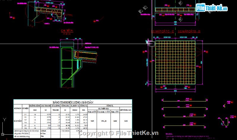 Bản vẽ dầm T,bptc dầm,thiết kế dầm