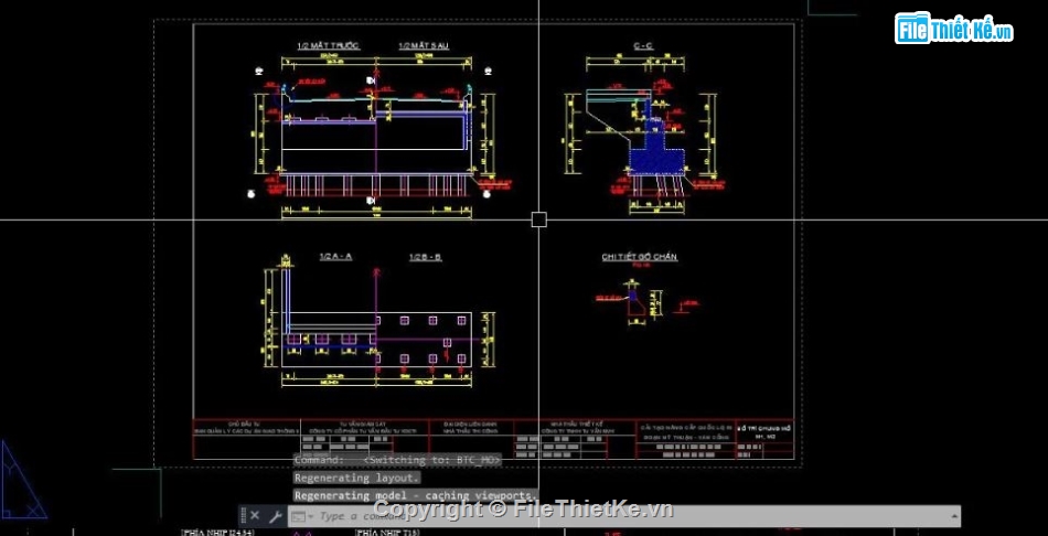 bản vẽ cầu,bản vẽ cầu dầm T,file cầu dầm
