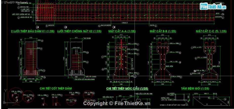 cad cầu bản,bản vẽ cầu dầm,bản vẽ giao thông,bản vẽ dầm i