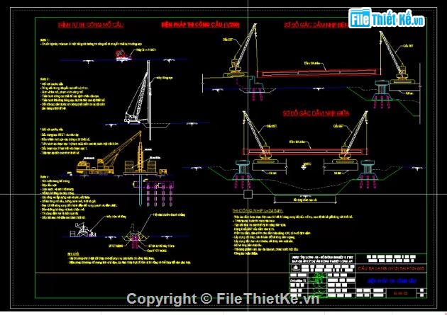 cad cầu bản,bản vẽ cầu dầm,bản vẽ giao thông,bản vẽ dầm i