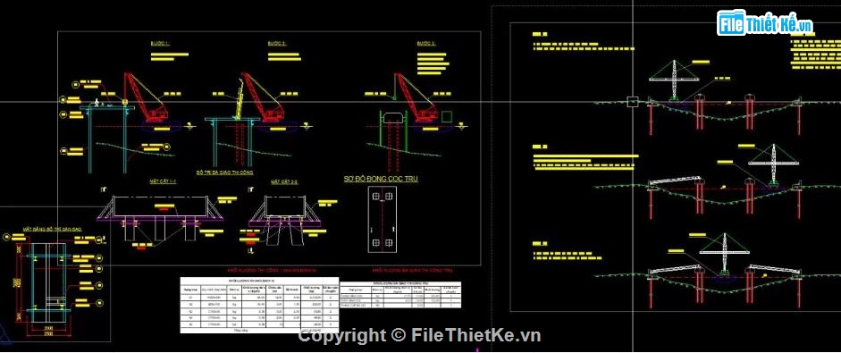 bản vẽ giao thông,bản vẽ cầu nông thôn,cầu dầm