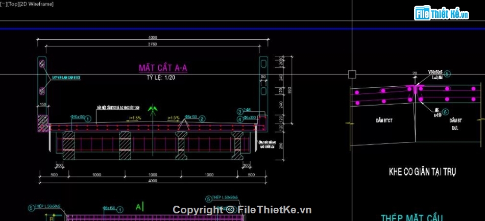 bản vẽ giao thông,bản vẽ cầu đường,file cad cầu giao thông