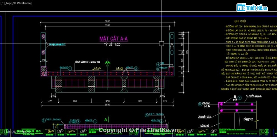 bản vẽ giao thông,bản vẽ cầu đường,file cad cầu giao thông