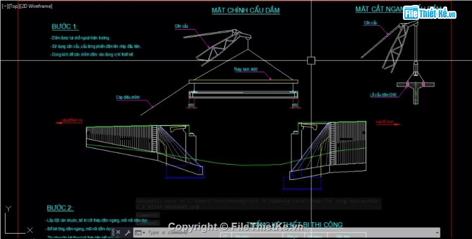 bản vẽ cầu,bản vẽ cầu giao thông,file cad cầu dầm,bản vẽ cầu dầm chữ t