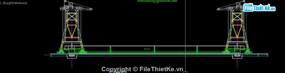 bản vẽ dầm bản,cầu long môn,file cầu dầm
