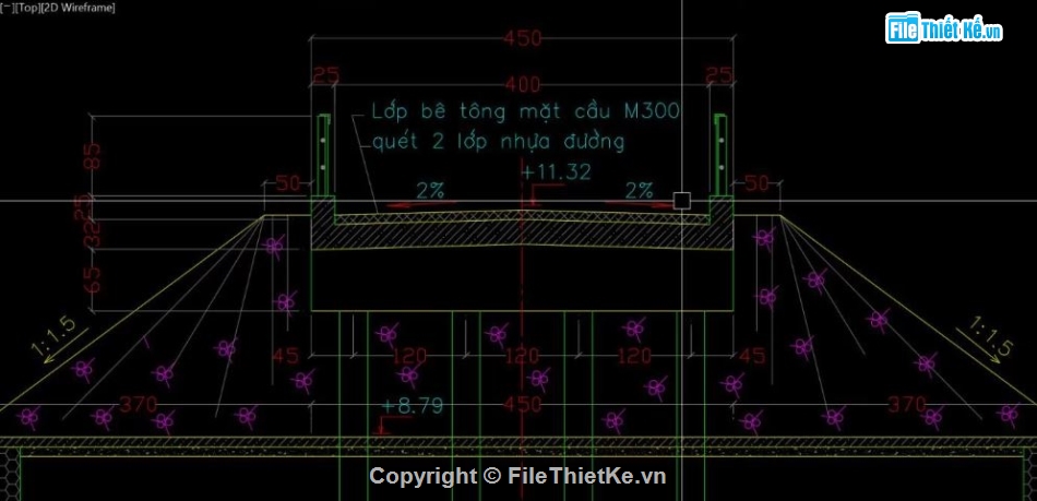 bản vẽ cầu,file cad cầu dầm,bản vẽ cầu dầm,cầu đường giao thông