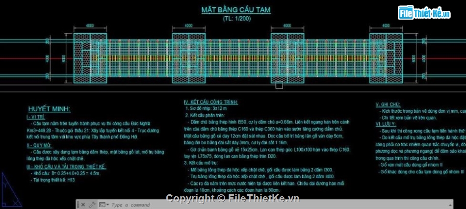 bản vẽ cầu,file bản vẽ cầu dầm,cầu dầm chi tiết