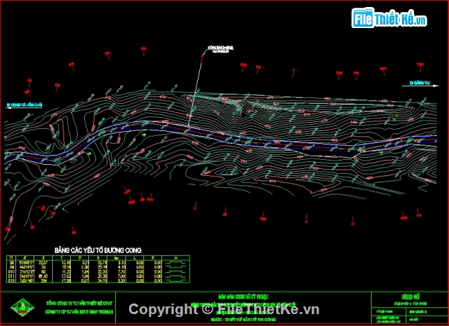 bản vẽ đường miền núi,thiết kế đường miền núi,mẫu thiết kế đường